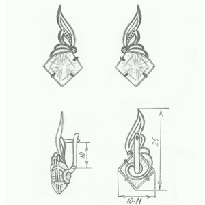 Amethyst Reflection Earrings